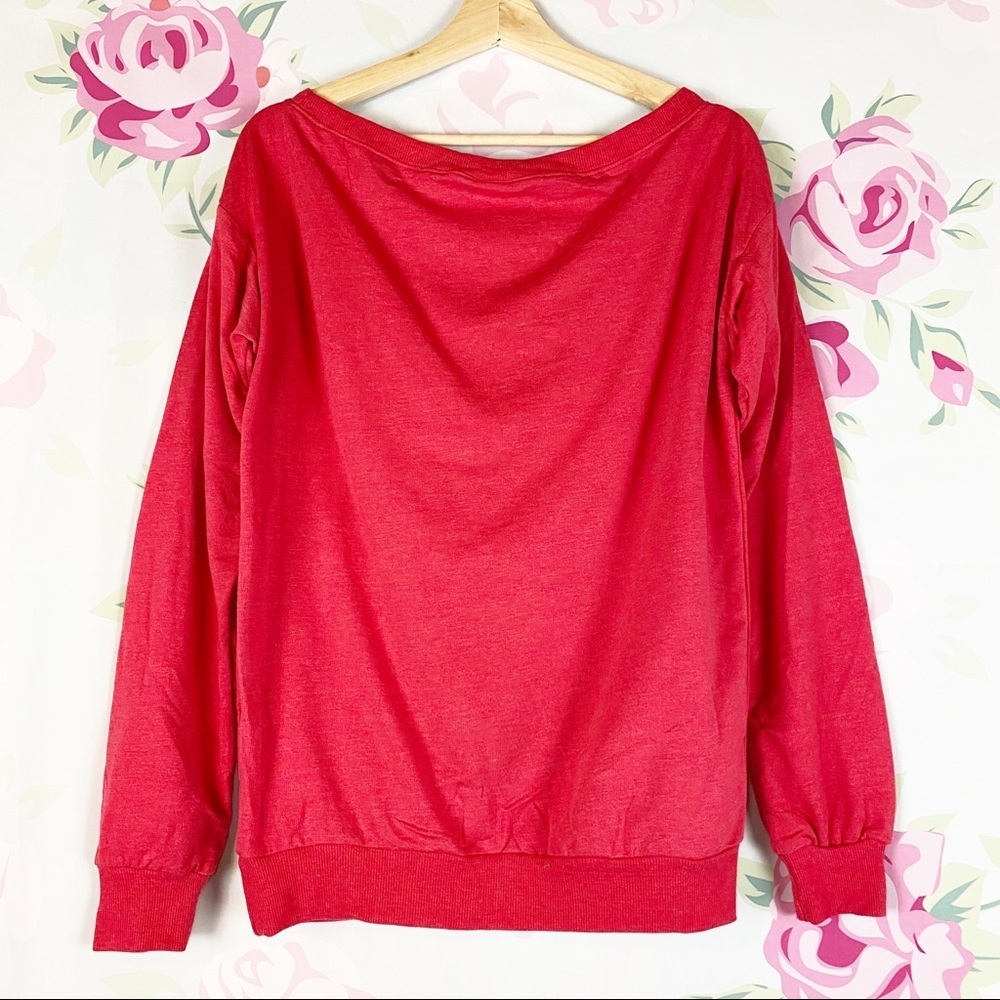 NEW Disney Red Mickey Mouse Pullover Sweater - Picture 5 of 8